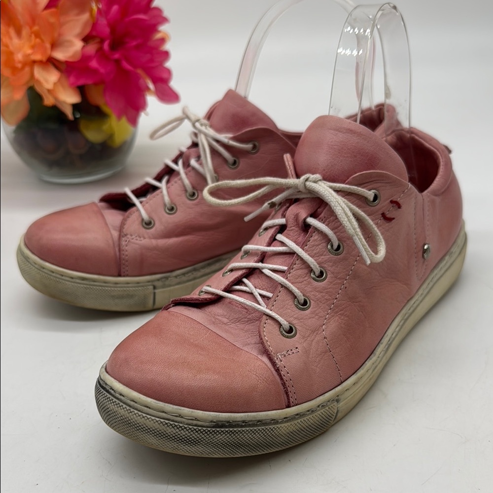 Andrea Conti Pink Leathr Women's Casual Sneakers Size EU 39/US 9 SNK9840F